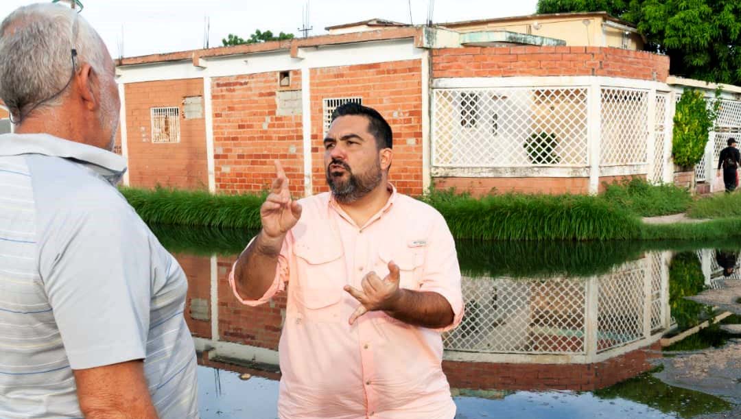 Aguas servidas en el municipio Lagunillas