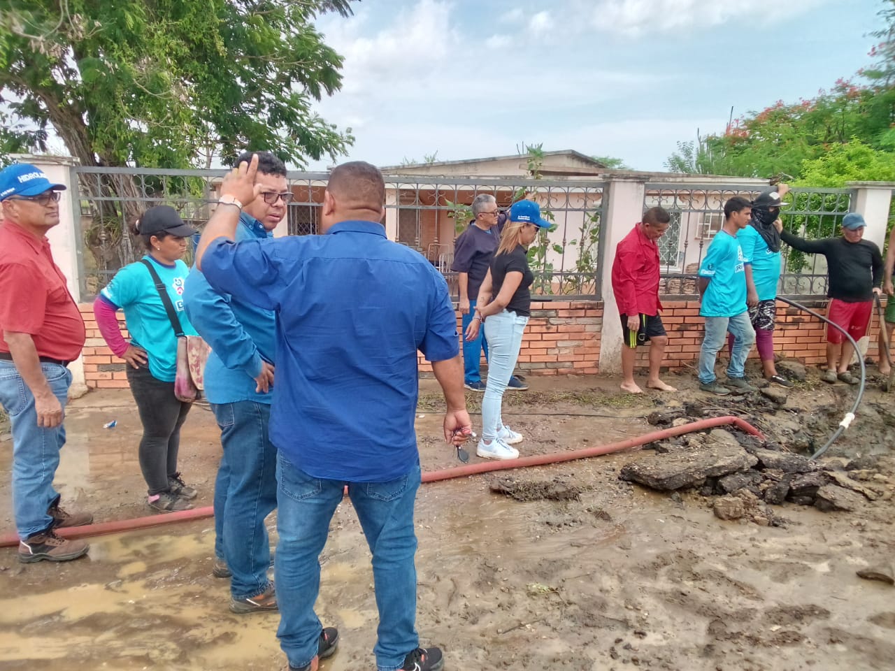 Avanzan trabajos en la Estación de Bombeo del Mene en Santa Rita
