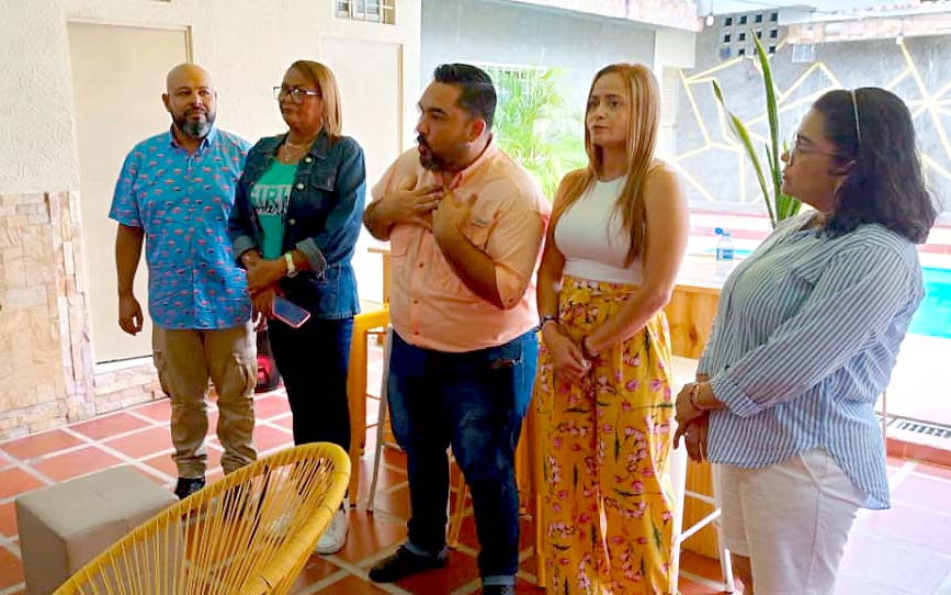 Concejales de Primero Justicia Lagunillas periodistas de la COL