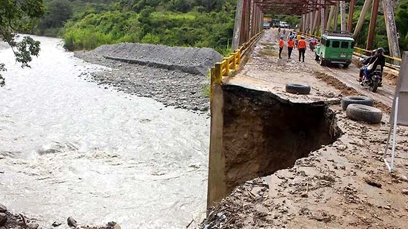 Conectarán con puente de contingencia a sectores agrícolas de Boconó
