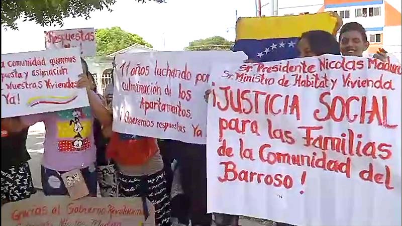 Exigen en Cabimas culminación de proyecto habitacional 