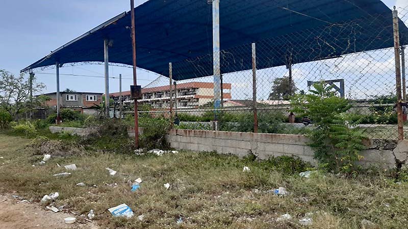 Exigen recuperación de la cancha de Miraflores en Cabimas