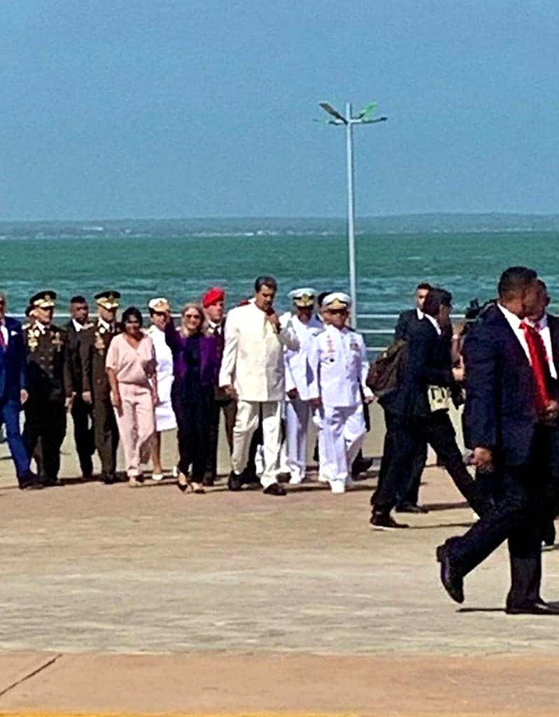 Presidente Maduro llegó a La Vereda del Lago