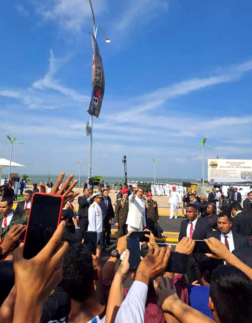 Presidente Maduro llegó a La Vereda del Lago