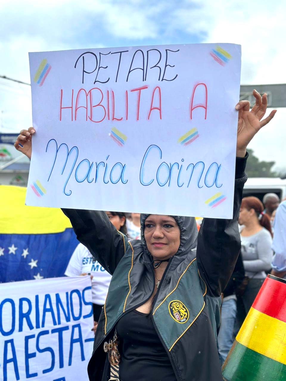María Corina Machado en Petare