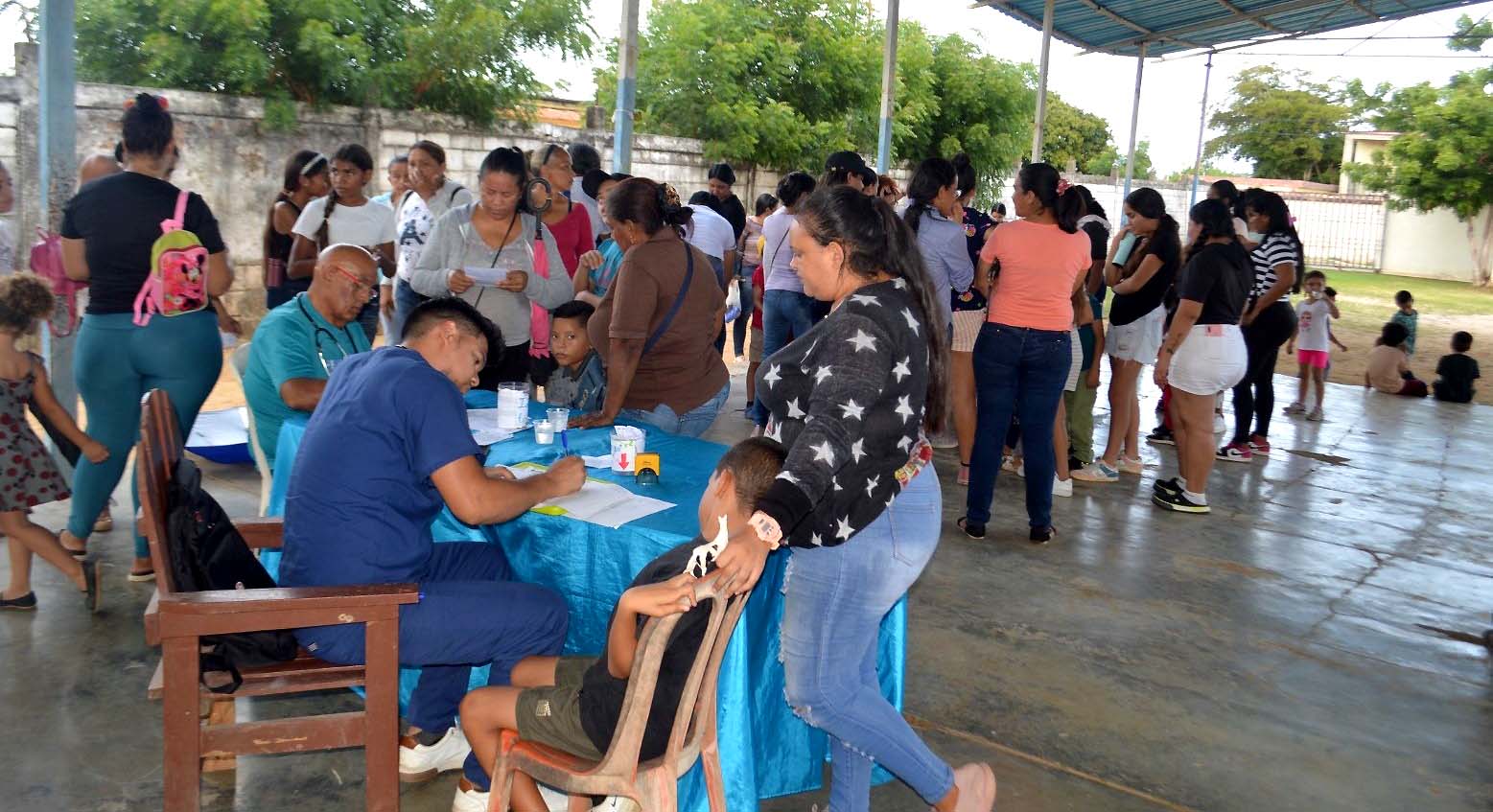 Mega Jornada de Atención Médica en la parroquia El Mene