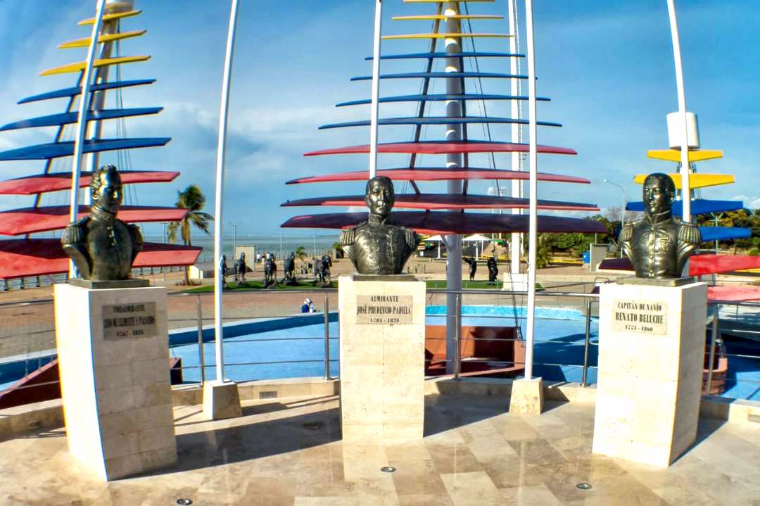 Armada inspeccionó trabajos del Monumento Batalla Naval del Lago