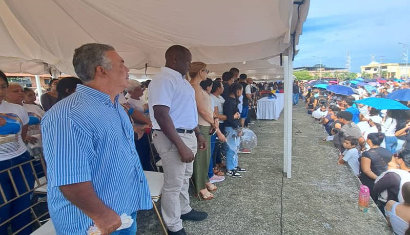 Le dan un último adiós en el Sur del Lago a los migrantes fallecidos en Colombia .