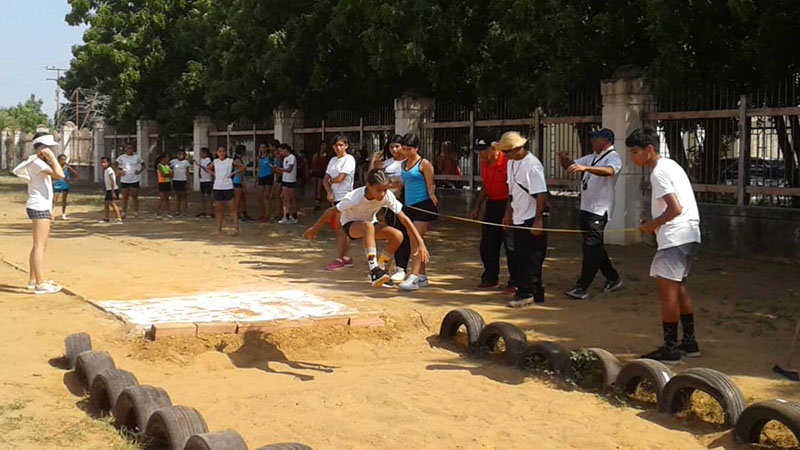 60 atletas cabimemses participaron en el Festival Municipal de Atletismo