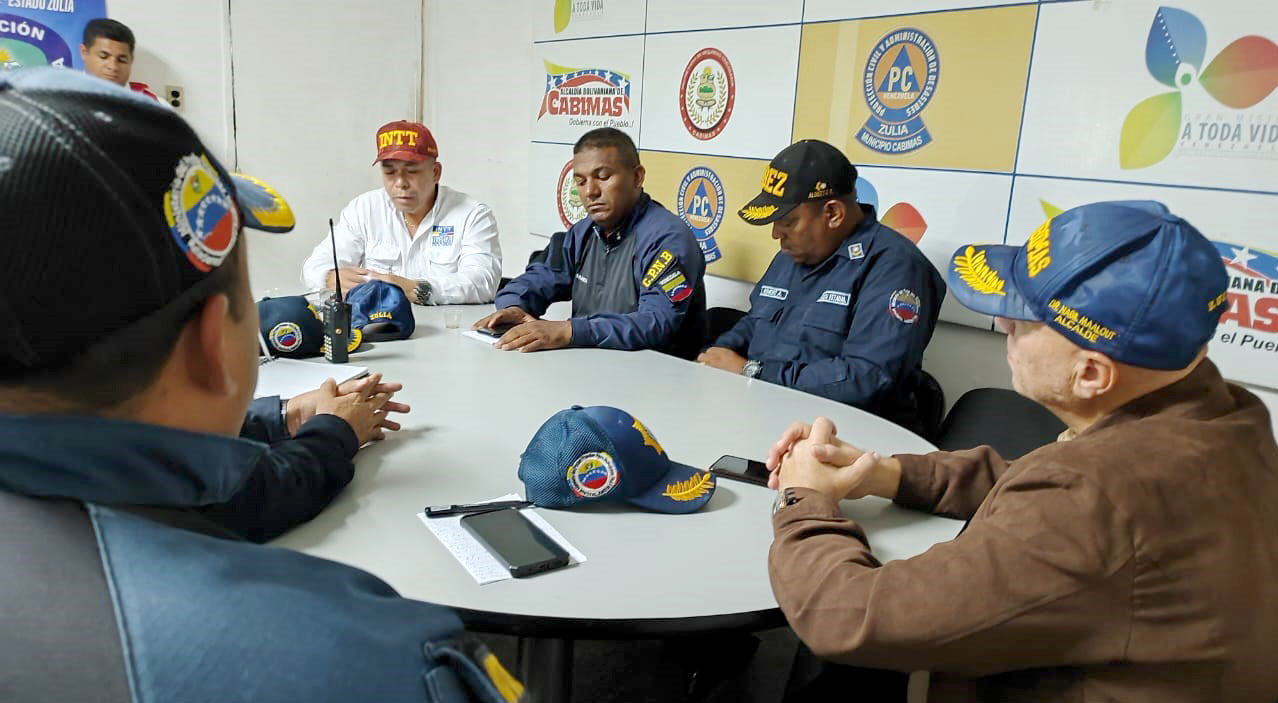 Alcalde Nabil Maalouf se reunió con cuerpos de seguridad 