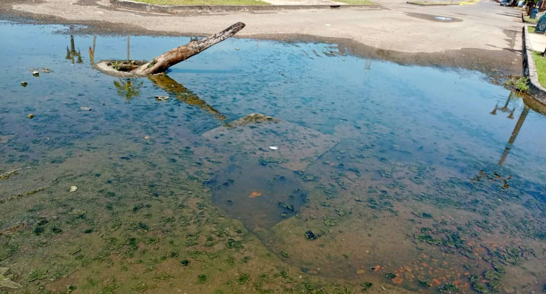 Calle El Carmen en Cabimas reporta colapso de aguas servidas