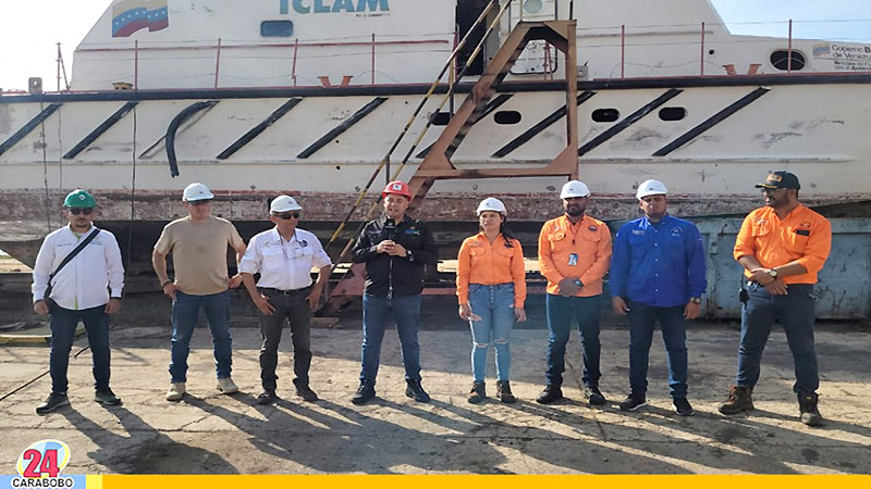 Comisión Presidencial inspeccionó rehabilitación del Bergantín del Iclam