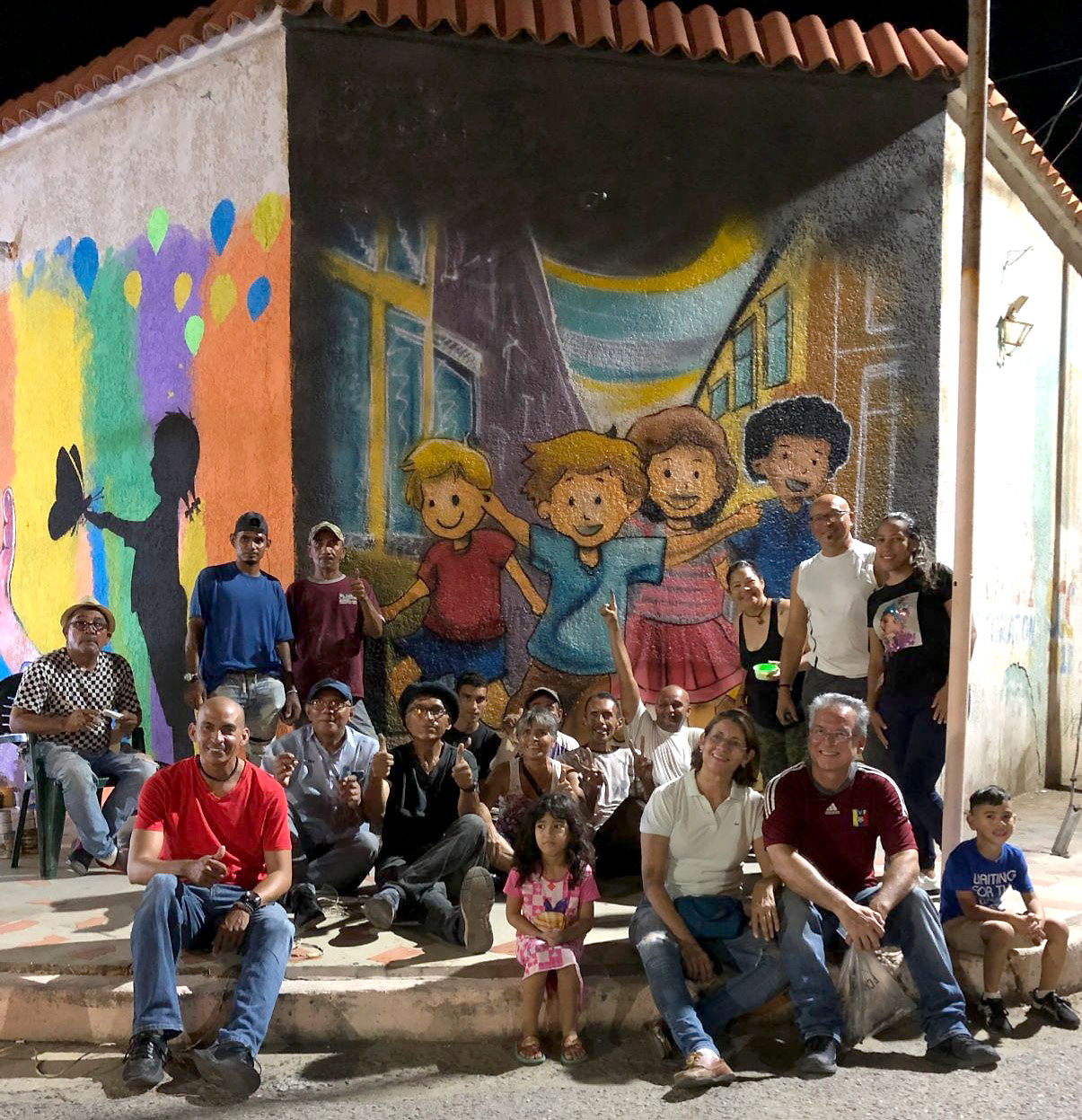  Fundación Raíces Creadoras mural dedicado a niños 