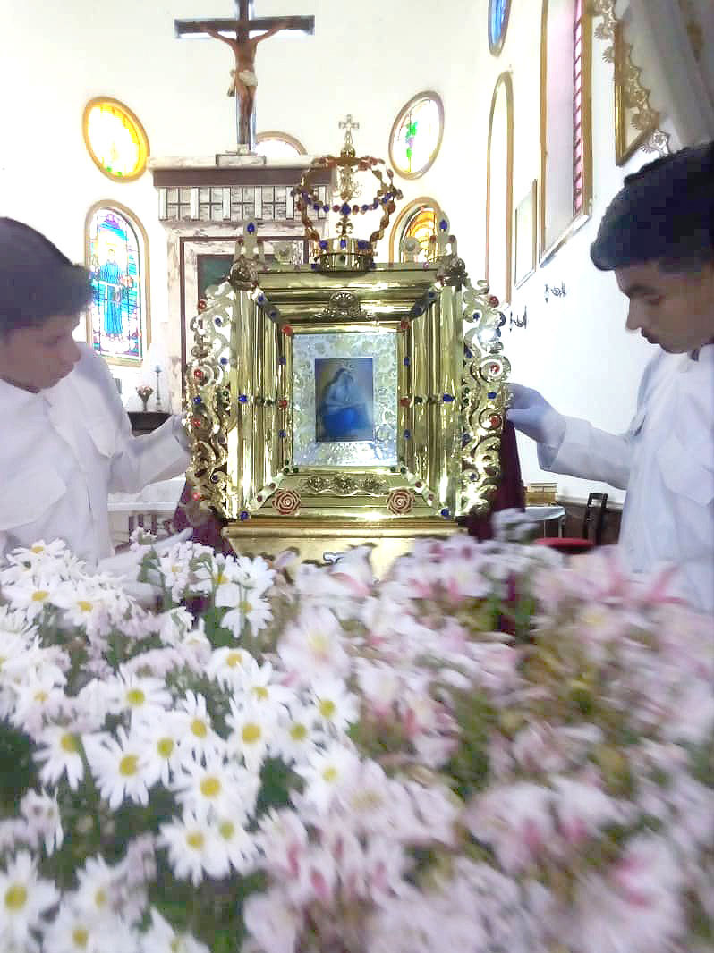 réplica de Nuestra Señora del Rosario