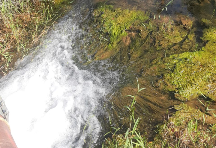 Una tubería de 30 pulgadas colapsó en el puente entre Valmore Rodríguez y Baralt este seis de septiembre de 2023.