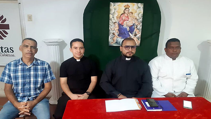 Todo listo para la bajada de la virgen del Rosario en Cabimas