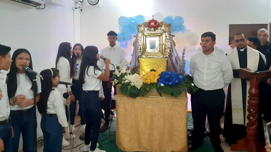 Virgen del Rosario en Romarca