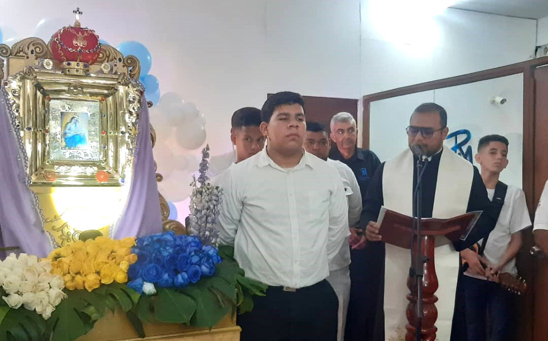 Virgen del Rosario en Romarca