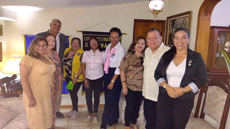 Club de Leones Cabimas Central recibió visita oficial de la Gobernadora del Distrito E 1 