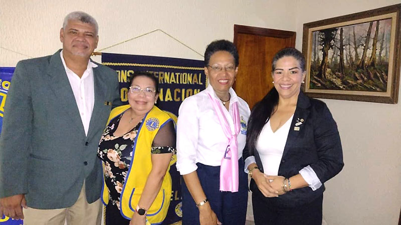 Club de Leones Cabimas Central recibió visita oficial de la Gobernadora del Distrito E 1 