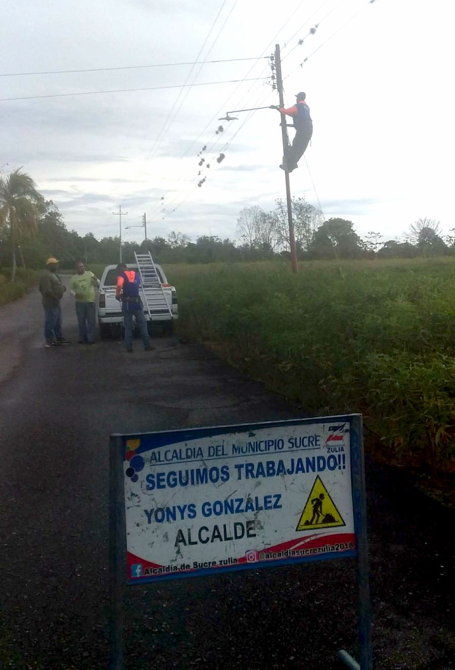 Consolidan servicios públicos en comunidades del municipio Sucre