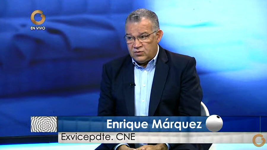 Enrique Márquez Estoy en desacuerdo con las inhabilitaciones 