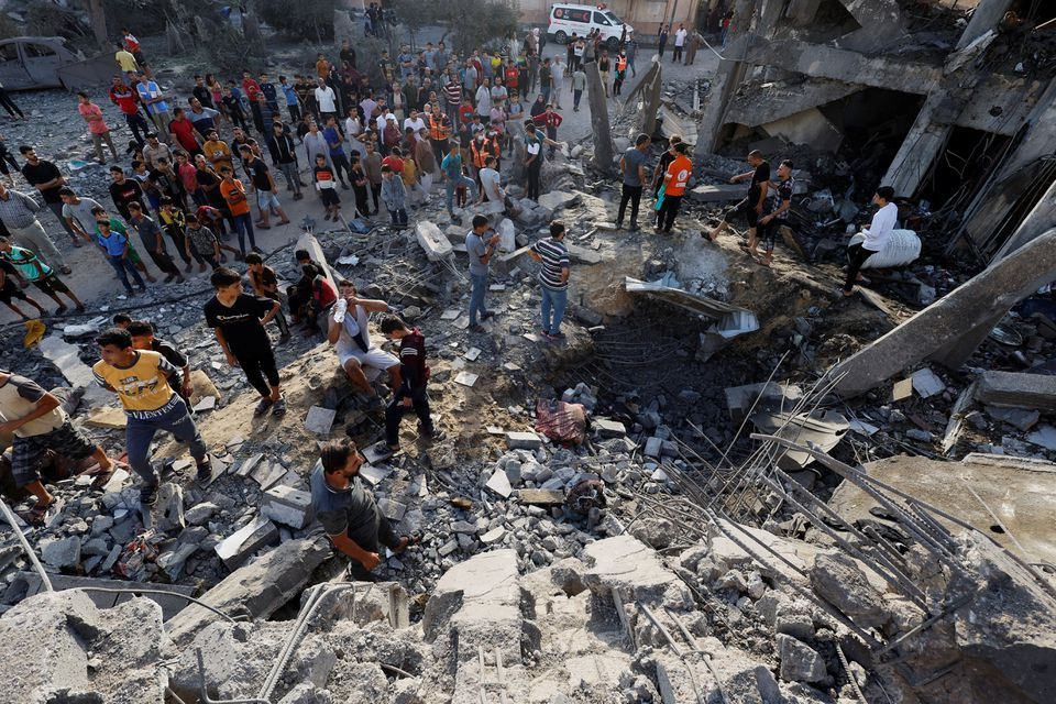 500 muertos en ataque con misiles israelíes a hospital de Gaza