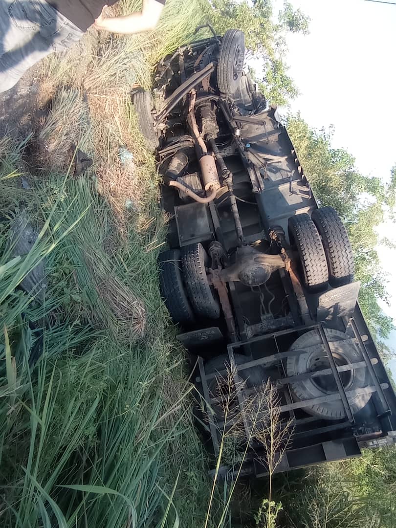 Accidente vial en el Venado