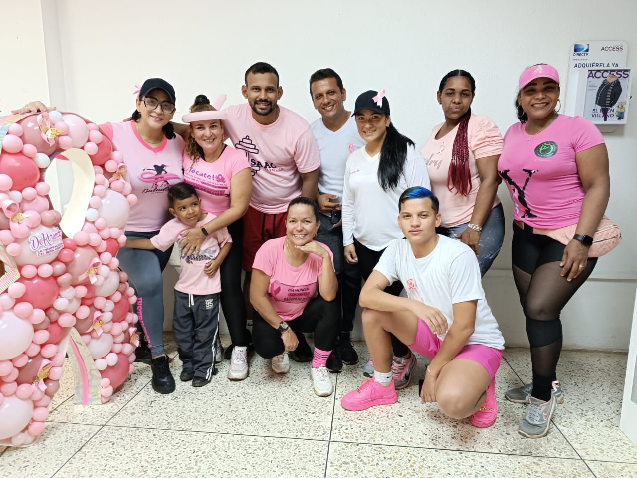 Marea Rosa por la Lucha contra el Cáncer de Mama se desbordó en Bachaquero.
