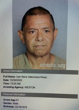 Iván René Valenciano fue arrestado en EE UU