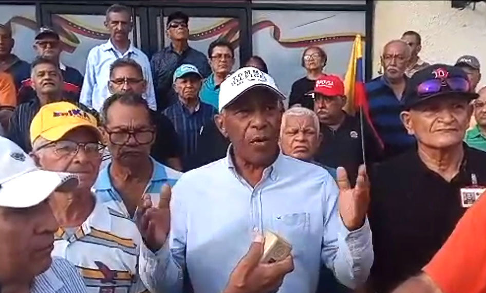 Continúan las protestas de jubilados en Cabimas