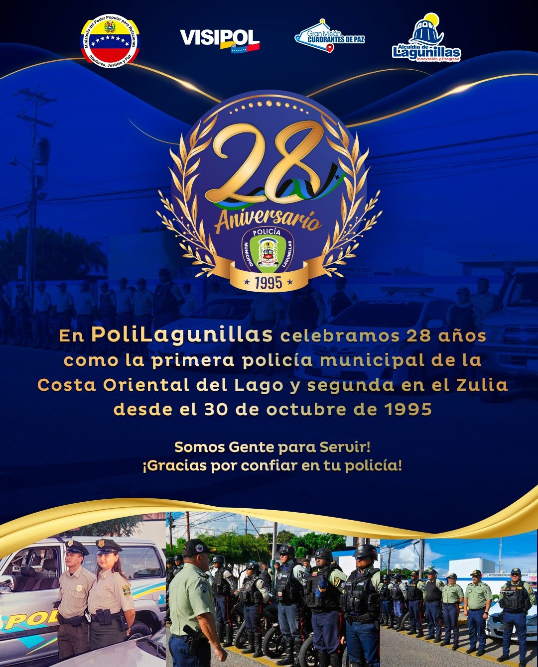 PoliLagunillas avanza a 28 años
