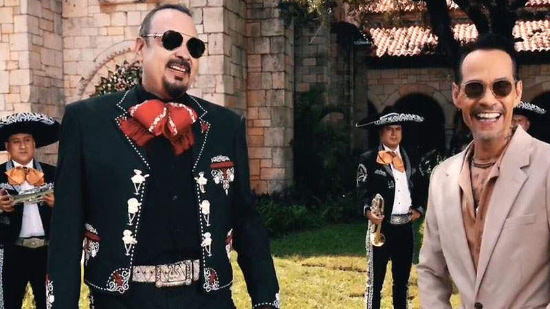 Marc Anthony y Pepe Aguilar estrenan sencillo ranchero Ojalá te duela t