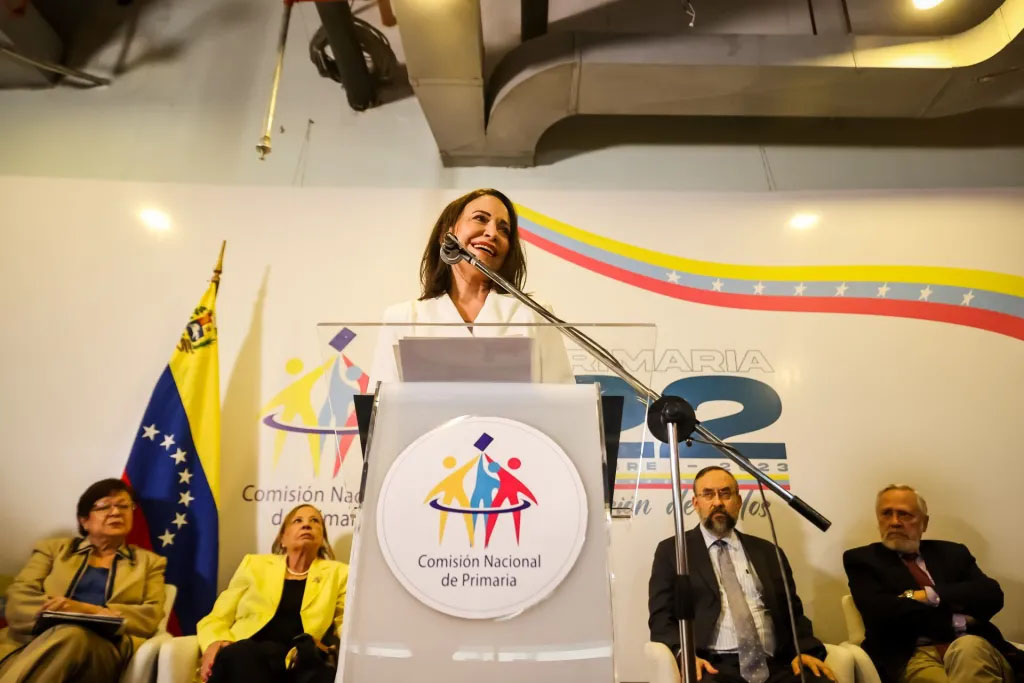 María Corina Machado es proclamada candidata opositora