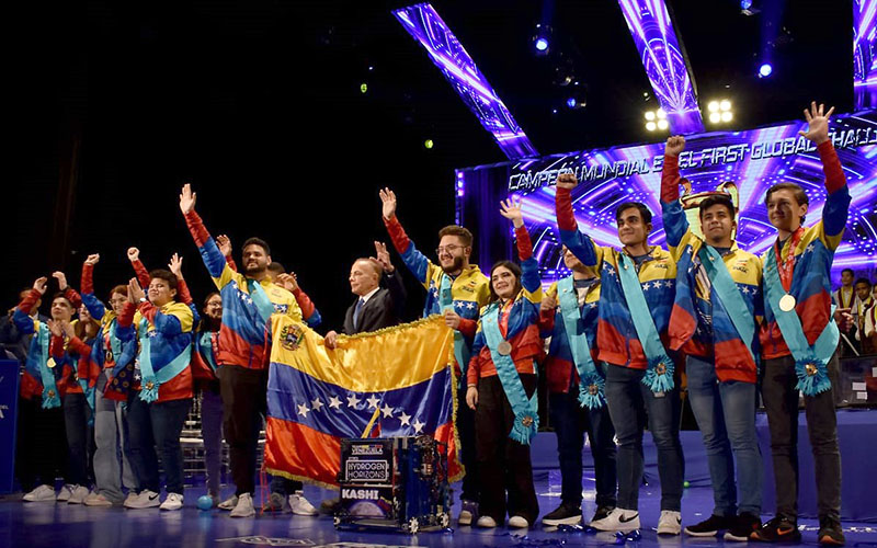 Rosales Campeones del Mundial de Robótica