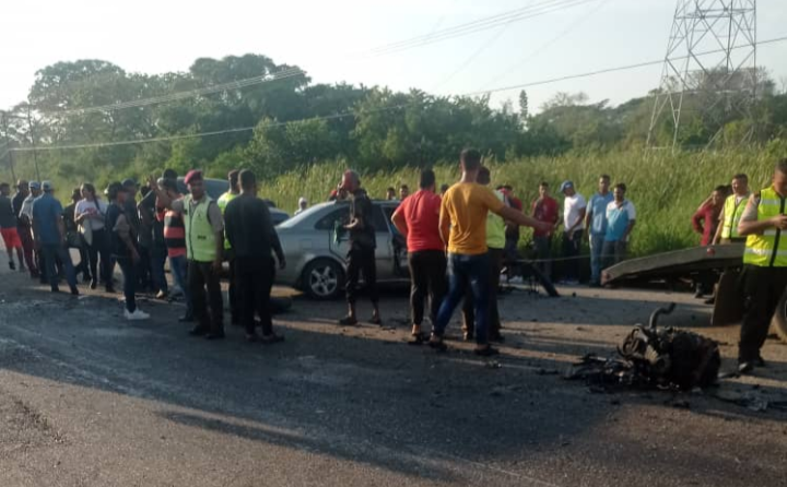 Accidente vial El Venado