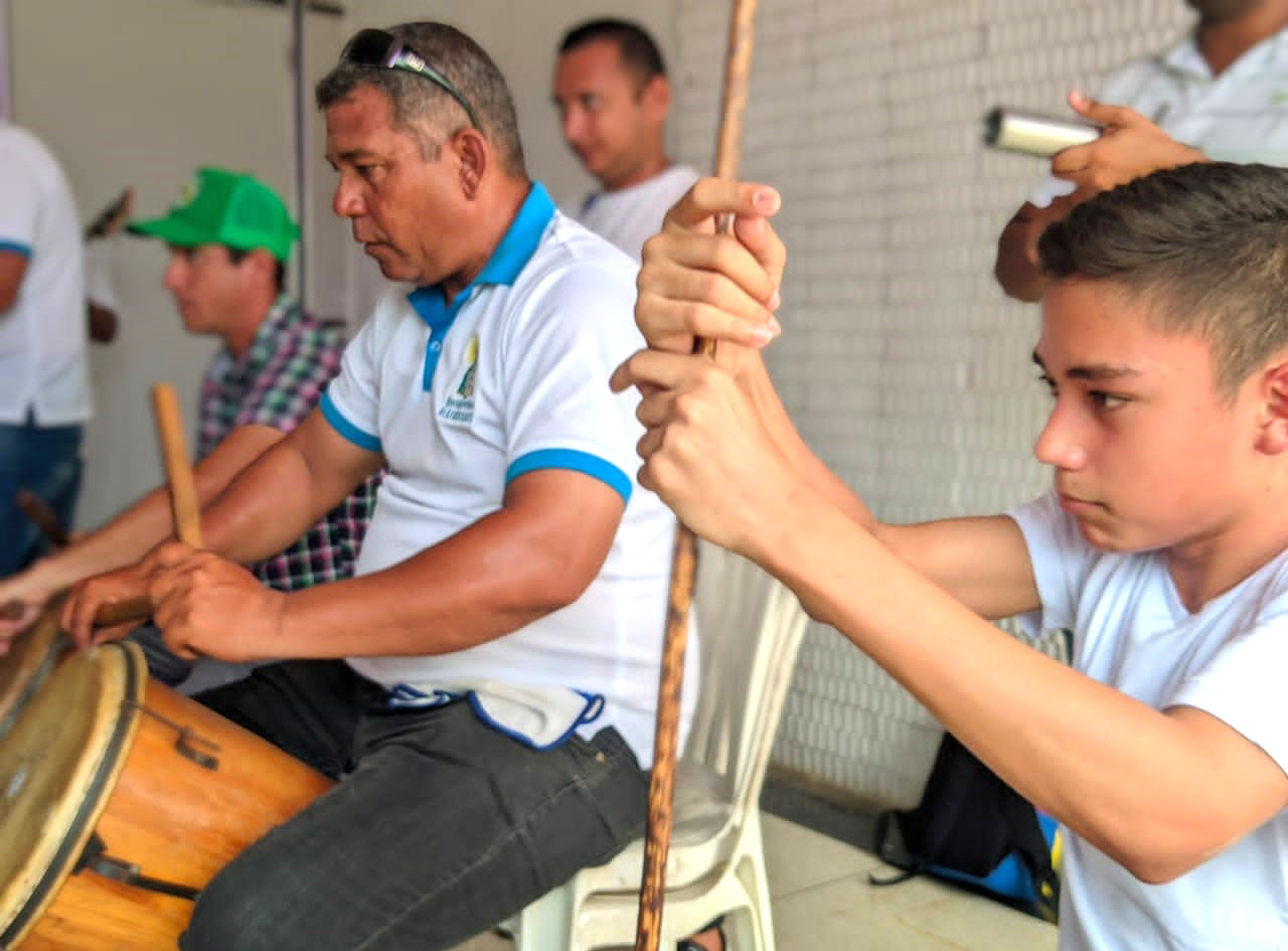 Virgen del Rosario de Aránzazu visitó Alcaldía de Santa Rita