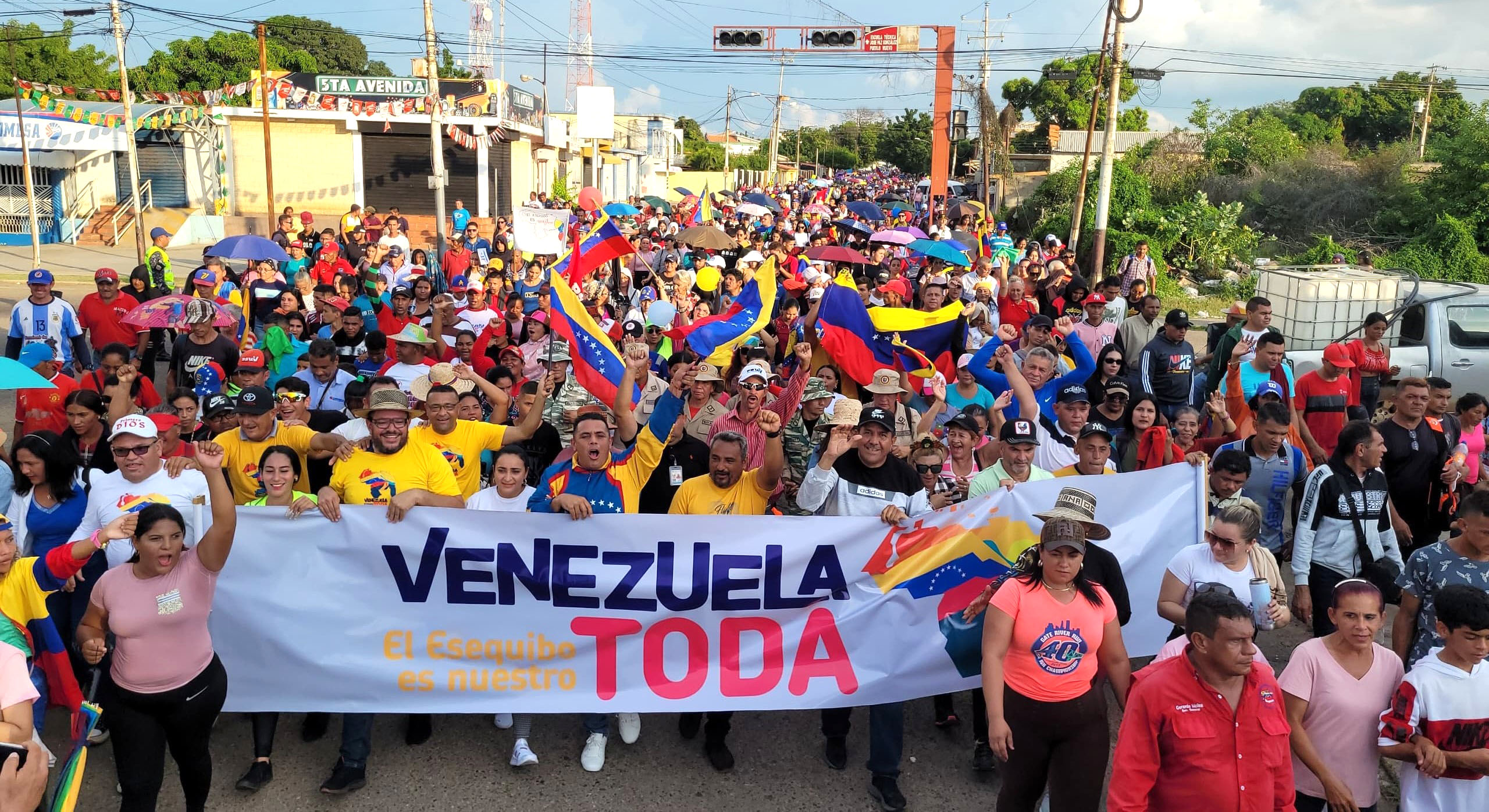 Campaña Venezuela Toda en defensa del Esequibo en Miranda  