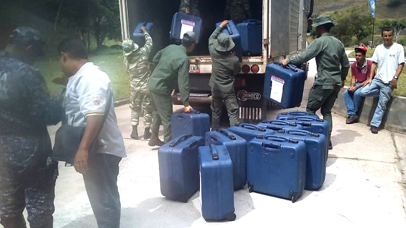 Comenzó despliegue de material electoral para el referendo del Esequibo