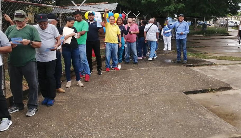 El simulacro electoral para el Referendo Consultivo sobre el Esequibo convocado por el CNE inició con normalidad en el municipio Lagunillas de la Costa Oriental del Lago.