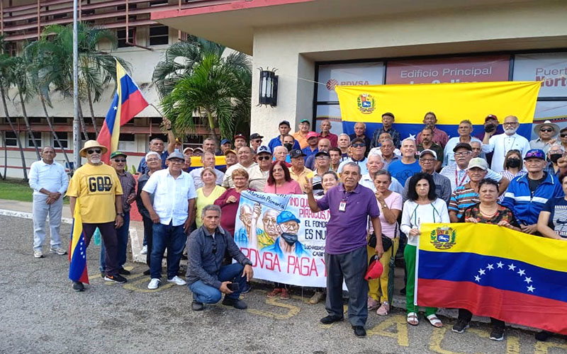 Jubilados petroleros se concentraron en Cabimas 