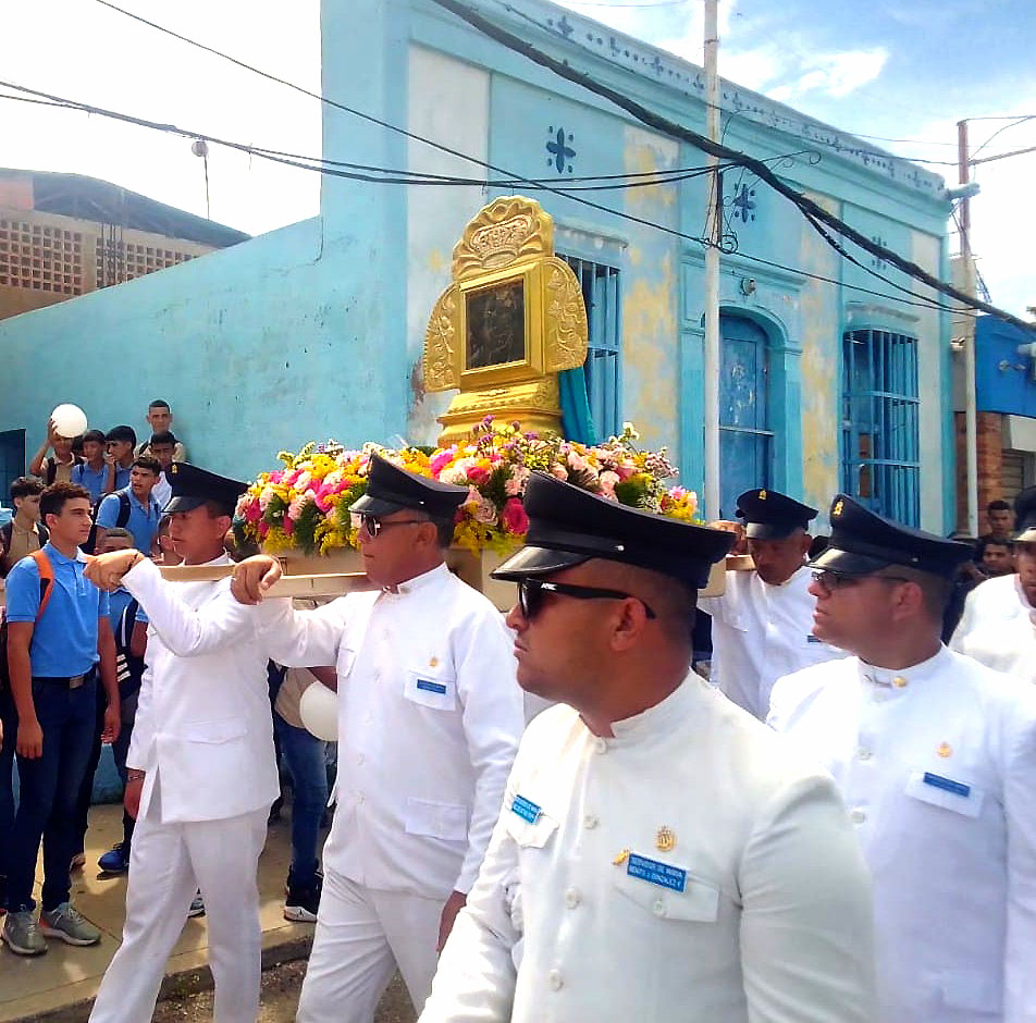 Vírgen del Rosario de Chiquinquirá Visitó el municipio Miranda