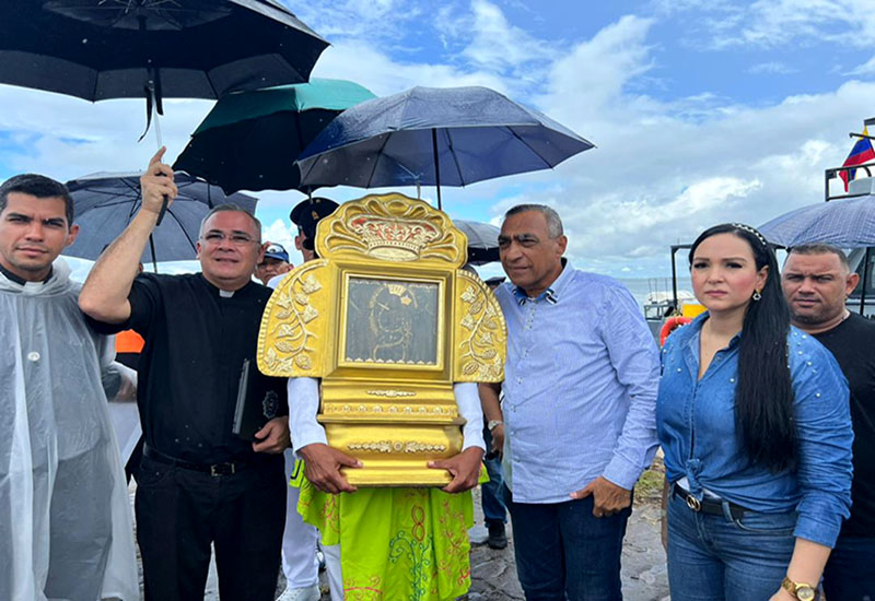 Nuestra Señora de Chiquinquirá visitó el municipio Santa Rita