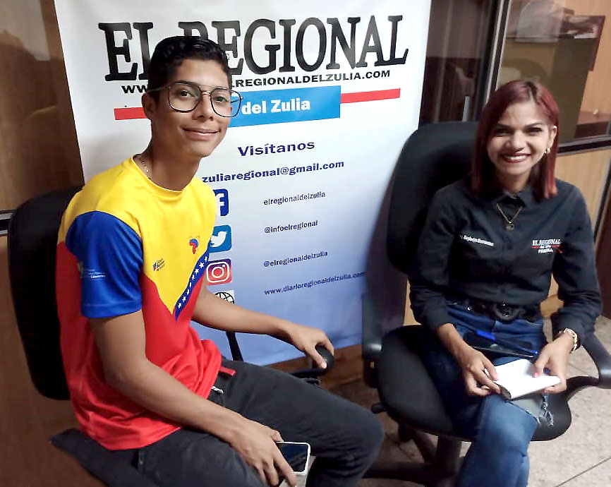 Atleta cabimense Ángel Ramírez