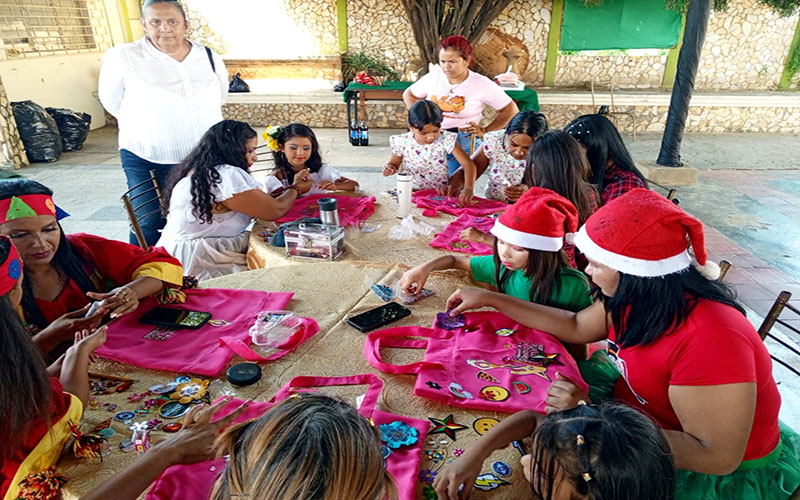 Comité del reinado infantil de la Vuelta al Terruño realizó actividad con las candidatas