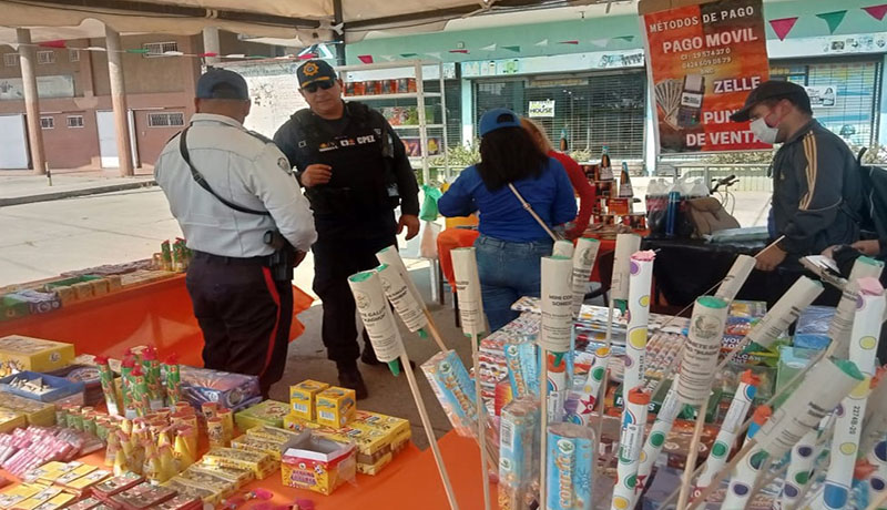 En Lagunillas buscan frenar la venta de los fuegos artificiales en menores 
