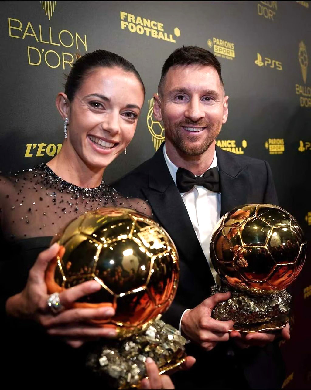Messi y Aitana Bonmatí se coronan en la gala del Balón de Oro