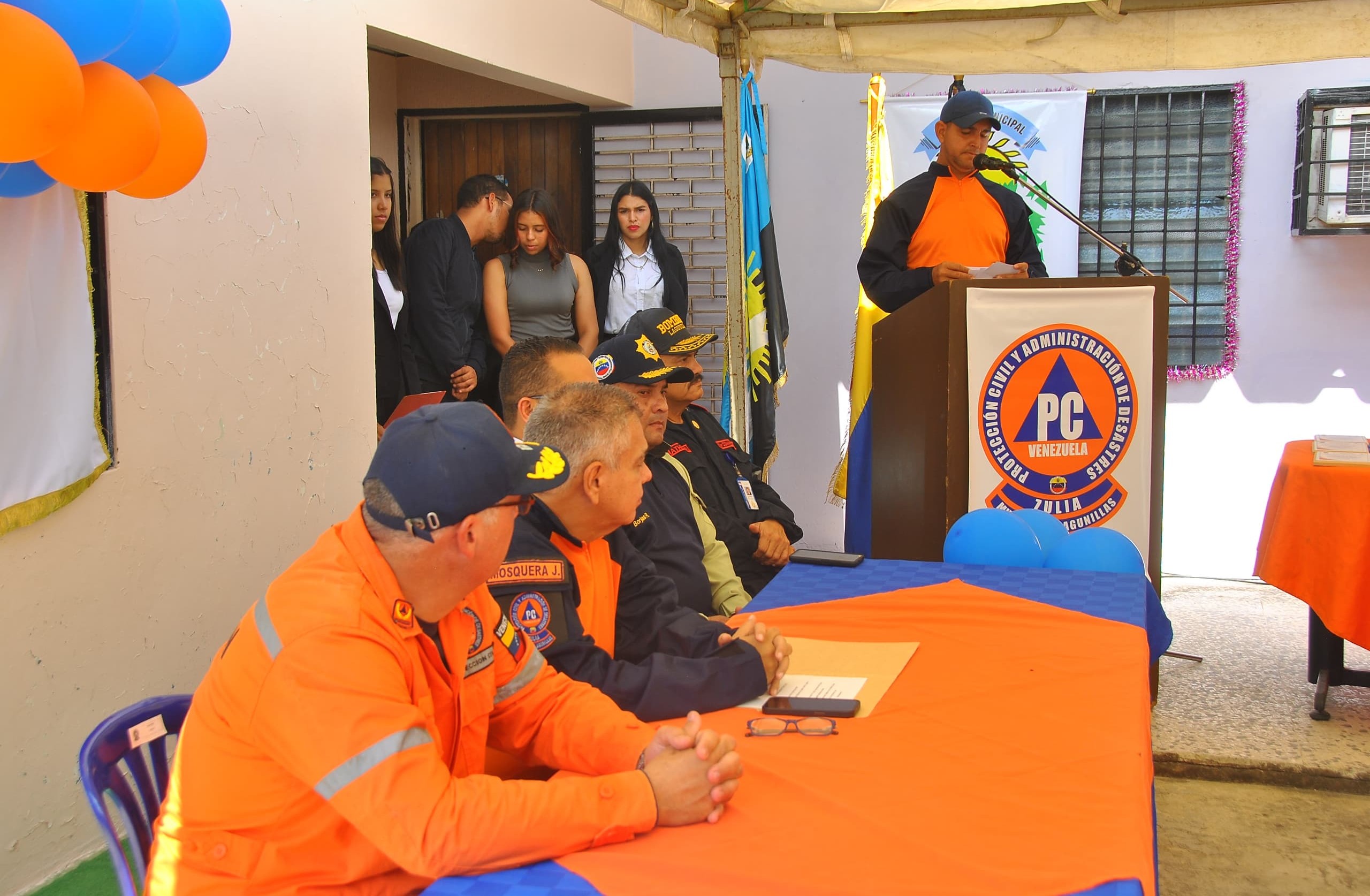 PC y Alcaldía de Lagunillas voluntarios