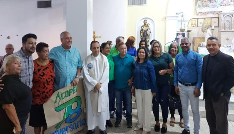 Los dirigentes del partido Copei en Valmore Rodríguez celebraron 78 años de vida política y en defensa de la democracia.