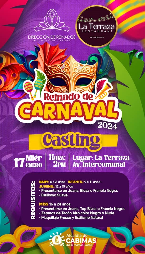 Casting "Reinado de Carnaval 2024"